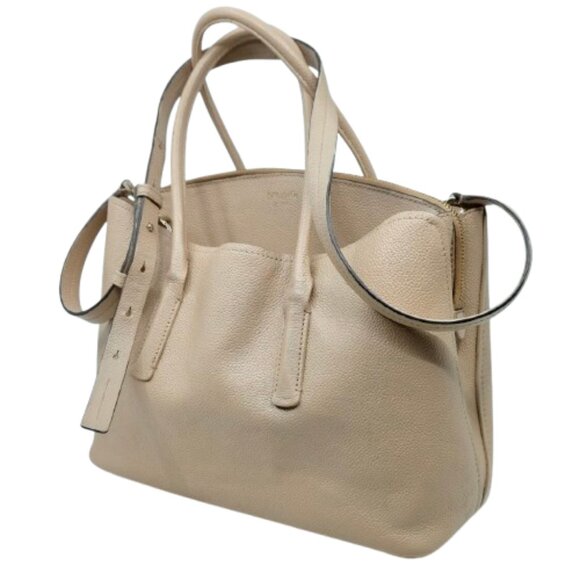 KATE SPADE~Margaux~3 COMPARTMENT PEBBLED LEATHER CROSSBODY TOTE SHOULDER BAG - Picture 2 of 6